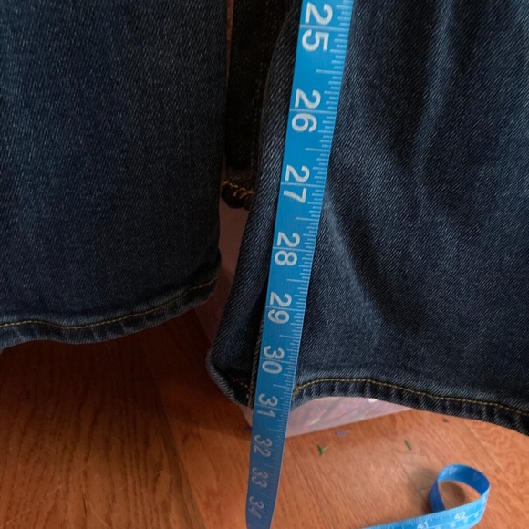 Banana Republic Jeans Mens‎ Sz 40 Blue Cotton Stretch Denim Legacy Bootcut Fit - Picture 10 of 11